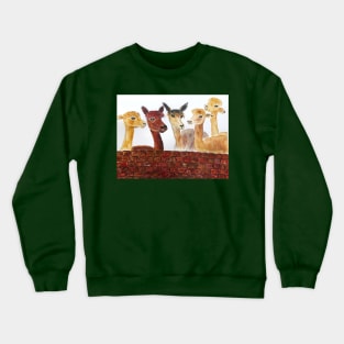Funny Alpacas Crewneck Sweatshirt
